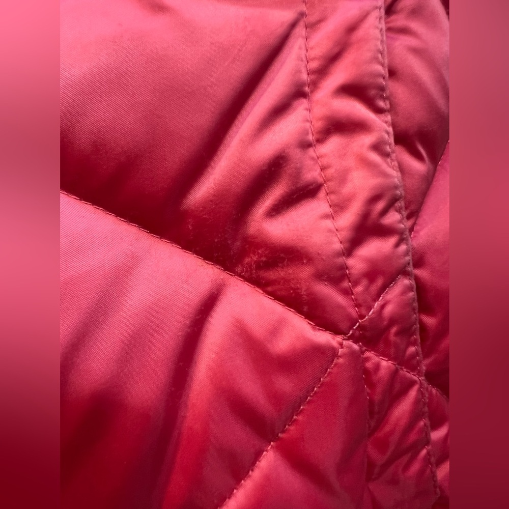 The North Face Puffer Vest Quilted 550 Down Pink Zip 550 View 4